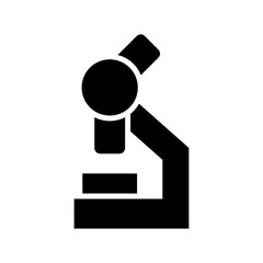 microscope icon or logo isolated sign symbol vector illustration - high quality black style vector icons
