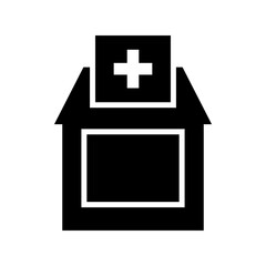 Obraz premium pharmacy store icon or logo isolated sign symbol vector illustration - high quality black style vector icons 