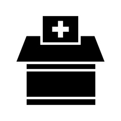 Obraz premium pharmacy store icon or logo isolated sign symbol vector illustration - high quality black style vector icons 