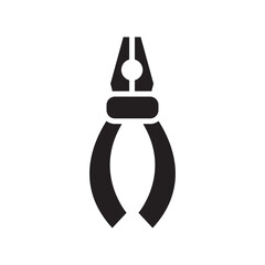 pliers icon or logo isolated sign symbol vector illustration - high quality black style vector icons
