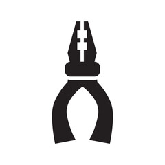 pliers icon or logo isolated sign symbol vector illustration - high quality black style vector icons
