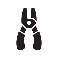 pliers icon or logo isolated sign symbol vector illustration - high quality black style vector icons
