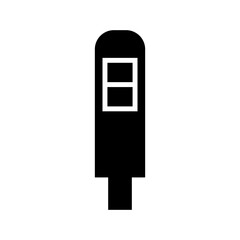 pregnancy test icon or logo isolated sign symbol vector illustration - high quality black style vector icons
