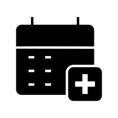 schedule icon or logo isolated sign symbol vector illustration - high quality black style vector icons
