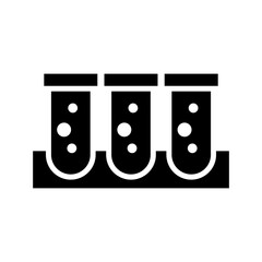 test tube icon or logo isolated sign symbol vector illustration - high quality black style vector icons
