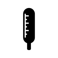 thermometer icon or logo isolated sign symbol vector illustration - high quality black style vector icons
