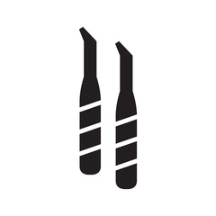 tweezers icon or logo isolated sign symbol vector illustration - high quality black style vector icons
