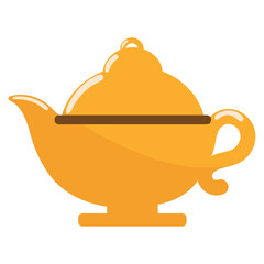 gold arab kettle