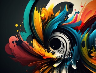 abstract background with circles