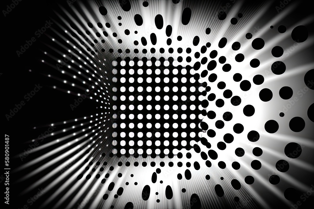 Poster not in focus. blurry background in black and white. Background of an abstract design. For text only. minimalistic black and white pattern. Generative AI