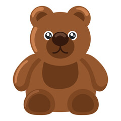 teddy bear toy icon