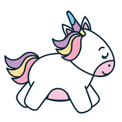 unicorn on white background