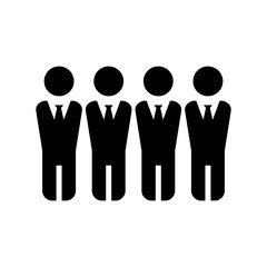 business team icon or logo isolated sign symbol vector illustration - high quality black style vector icons
