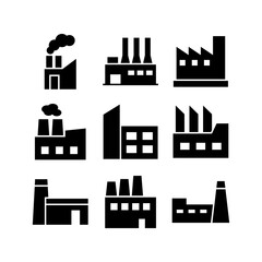 Fototapeta premium factory icon or logo isolated sign symbol vector illustration - high quality black style vector icons 