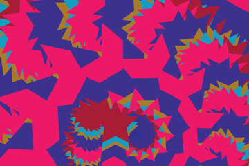 abstract background with flowers