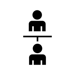 manager icon or logo isolated sign symbol vector illustration - high quality black style vector icons
