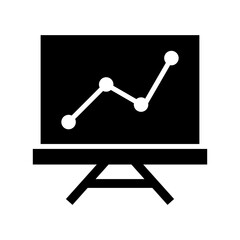 presentation icon or logo isolated sign symbol vector illustration - high quality black style vector icons
