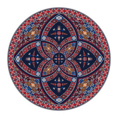 Palestinian Tatreez  design element 5