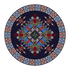 Palestinian Tatreez  design element 21