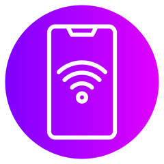 wifi gradient icon