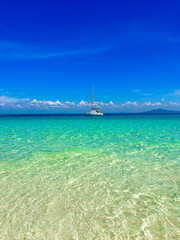 View from Bamboo island beach in Krabi, Thailand