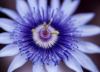Obraz premium close up of a flower, generative AI