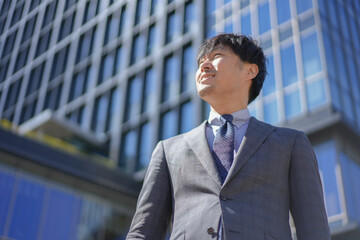 オフィスとビジネスマン