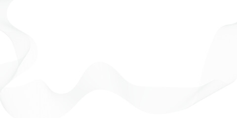 Abstract wave lines on transparent background with white smooth element swoosh speed wave modern stream background. 