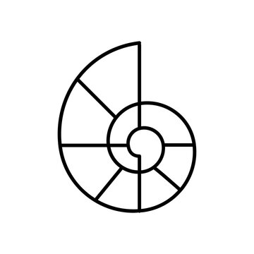 Nautilus line icon