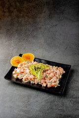 platillo de mariscos estilo mazatlan sinaloa en mexico