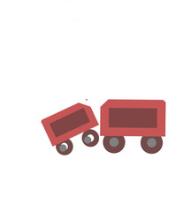 Overall, the truck accident vector on a white background is a powerful image that conveys a serious message about the dangers of driving and the importance of safety.