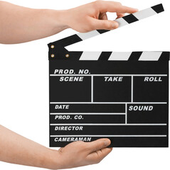Obraz premium Movie clapper