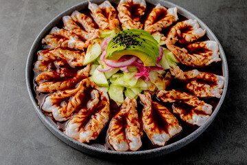 platillo de mariscos estilo mazatlan sinaloa en mexico