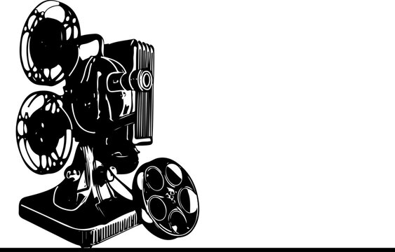 The Beauty of Vintage: Silhouettes of Old Film Projectors"
"Sketching the Past: Illustrating Old Movie  rojectors"  "Preserving History: Old Movie Projector Vector Art"