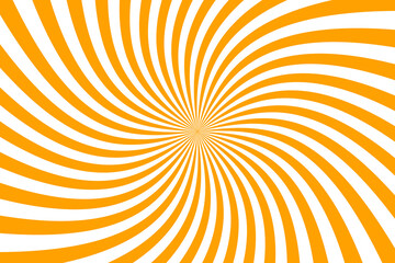 Obraz premium Twisted sunburst illustration for making background , png with transparent background