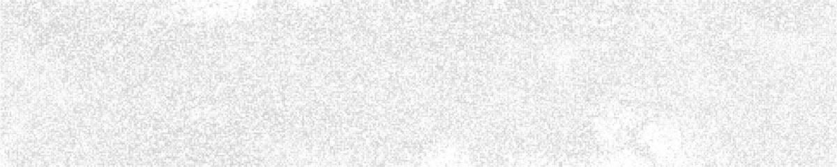 White And Grey Halftone Dotted. Panoramic Background. Abstract Polka Dots Pattern. Pop Art Style Backdrop. Wide Horizontal Long Banner. Vector Illustration, Eps 10. 