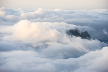 morning sea of fog in phu Thap Buek, Phetchabun, Thailand