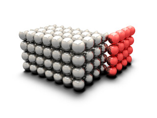 金科学実験と抽出を表す抽象的なコンセプト。陽性反応。