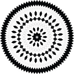 vintage vector decorative mandala design