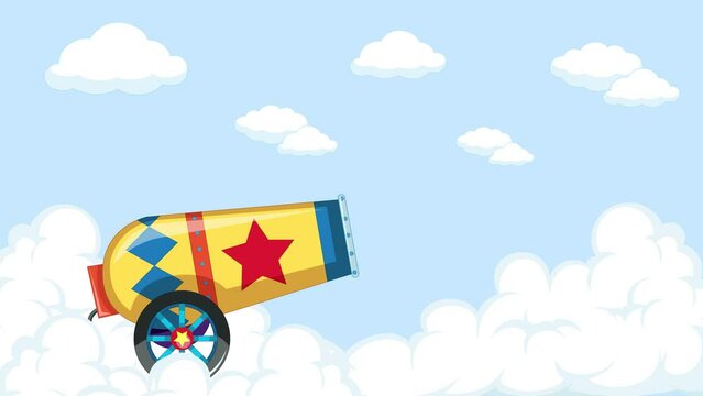 Animated April Fool's Day Background with Jester Hat and Confetti - Powered by Adobe