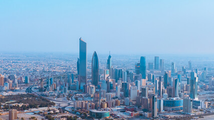 Fototapeta na wymiar Kuwait City skyline