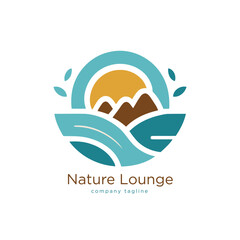 Nature logo template. Vector illustration. Logotype element for your business