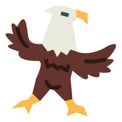 Eagle flat icon style