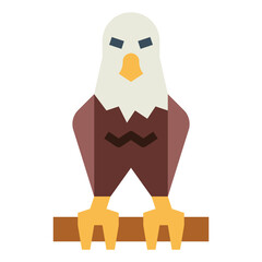 Eagle flat icon style