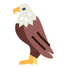 Eagle flat icon style