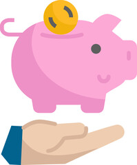 Saving banking illustration