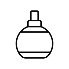 perfume icon vector design template in white background
