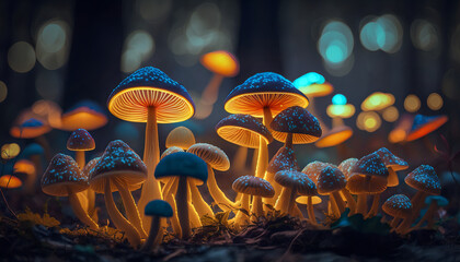 Fototapeta premium Mushroom Love