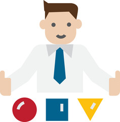 digital capabilities digital strategy flat icon design elements