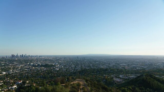 Los Angeles Panorama Daytime Cityscape 24ｍｍ Time Lapse California USA